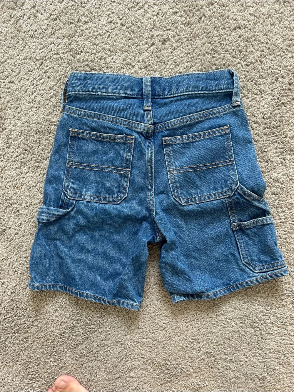 Old Navy Blue Denim Baggy Carpenter Shorts
